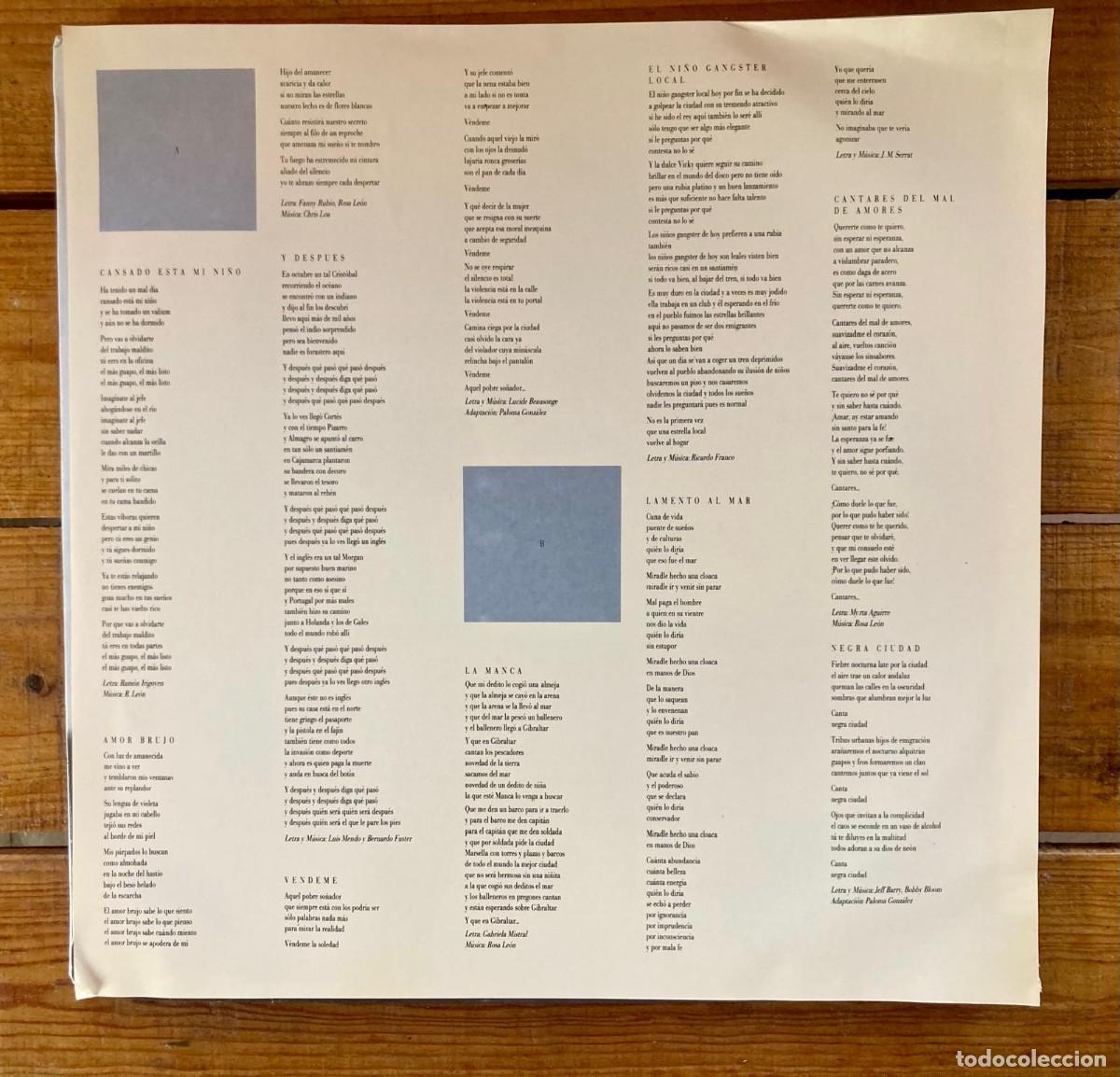 Discos de vinilo: ROSA LEON - ROSA LE&Oacute;N - Foto 4