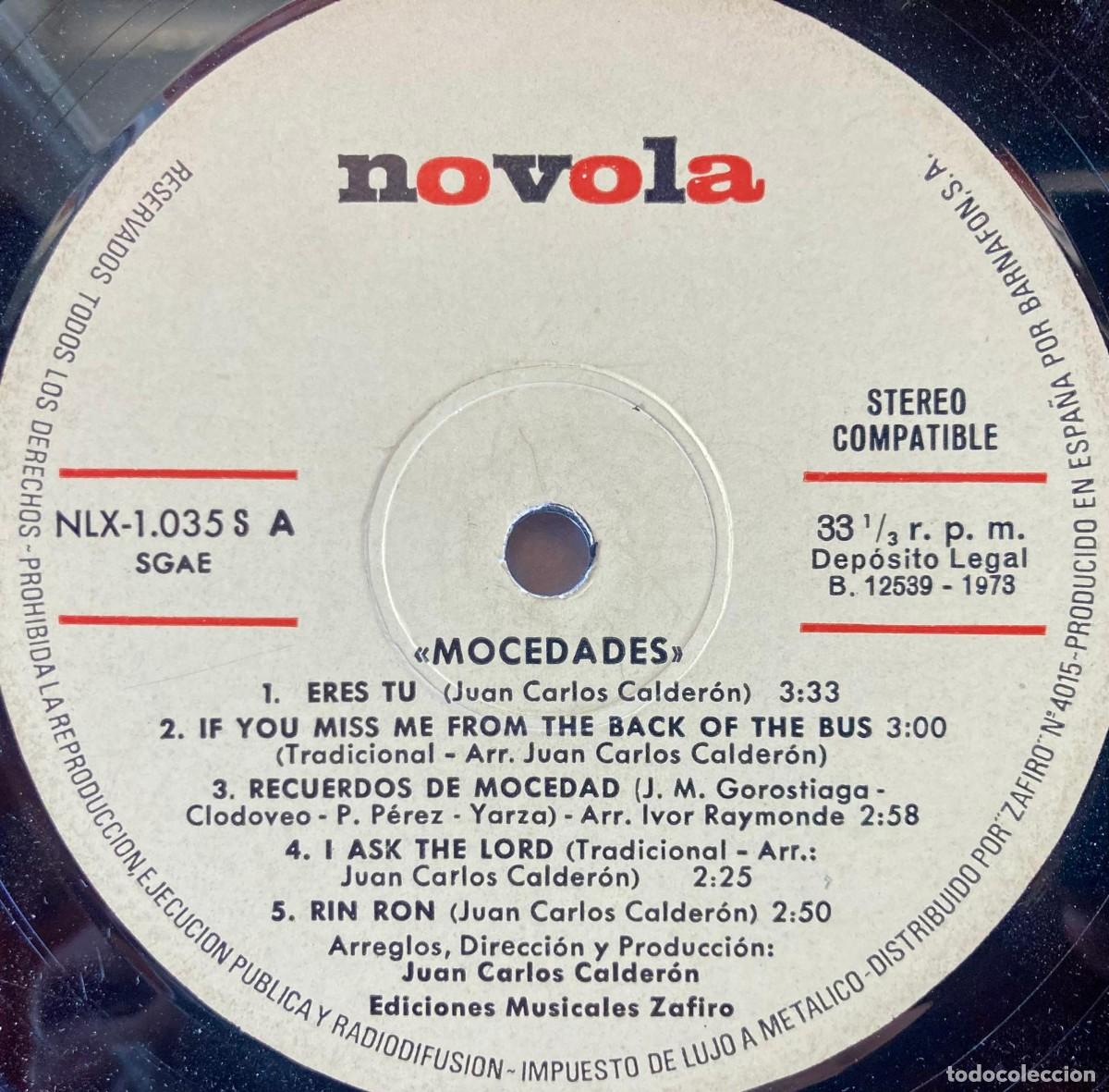 Discos de vinilo: MOCEDADES - MOCEDADES . LA MUSICA - Foto 5