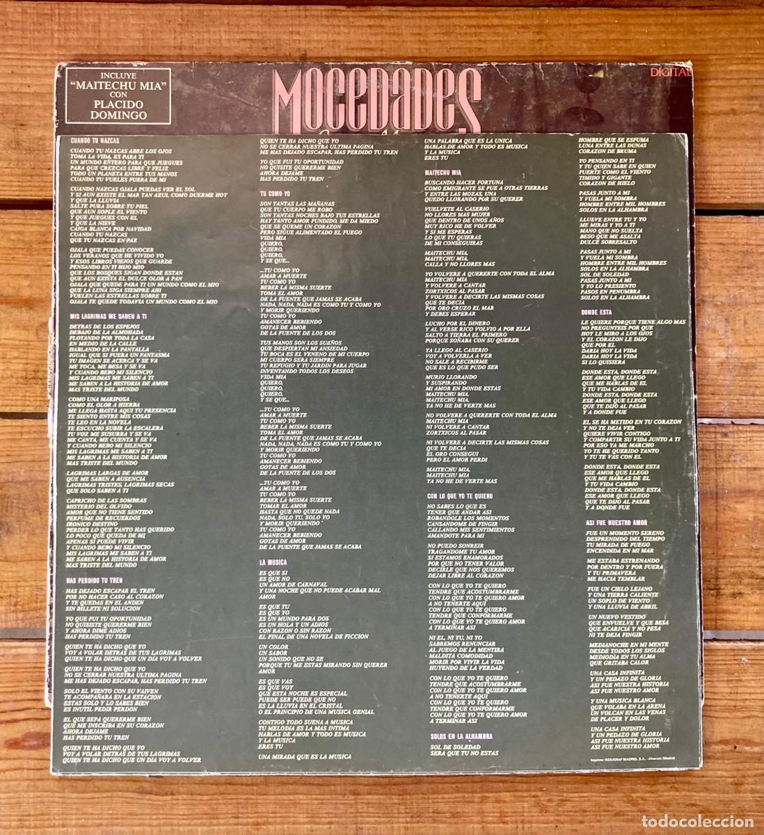 Discos de vinilo: MOCEDADES - MOCEDADES . LA MUSICA - Foto 9
