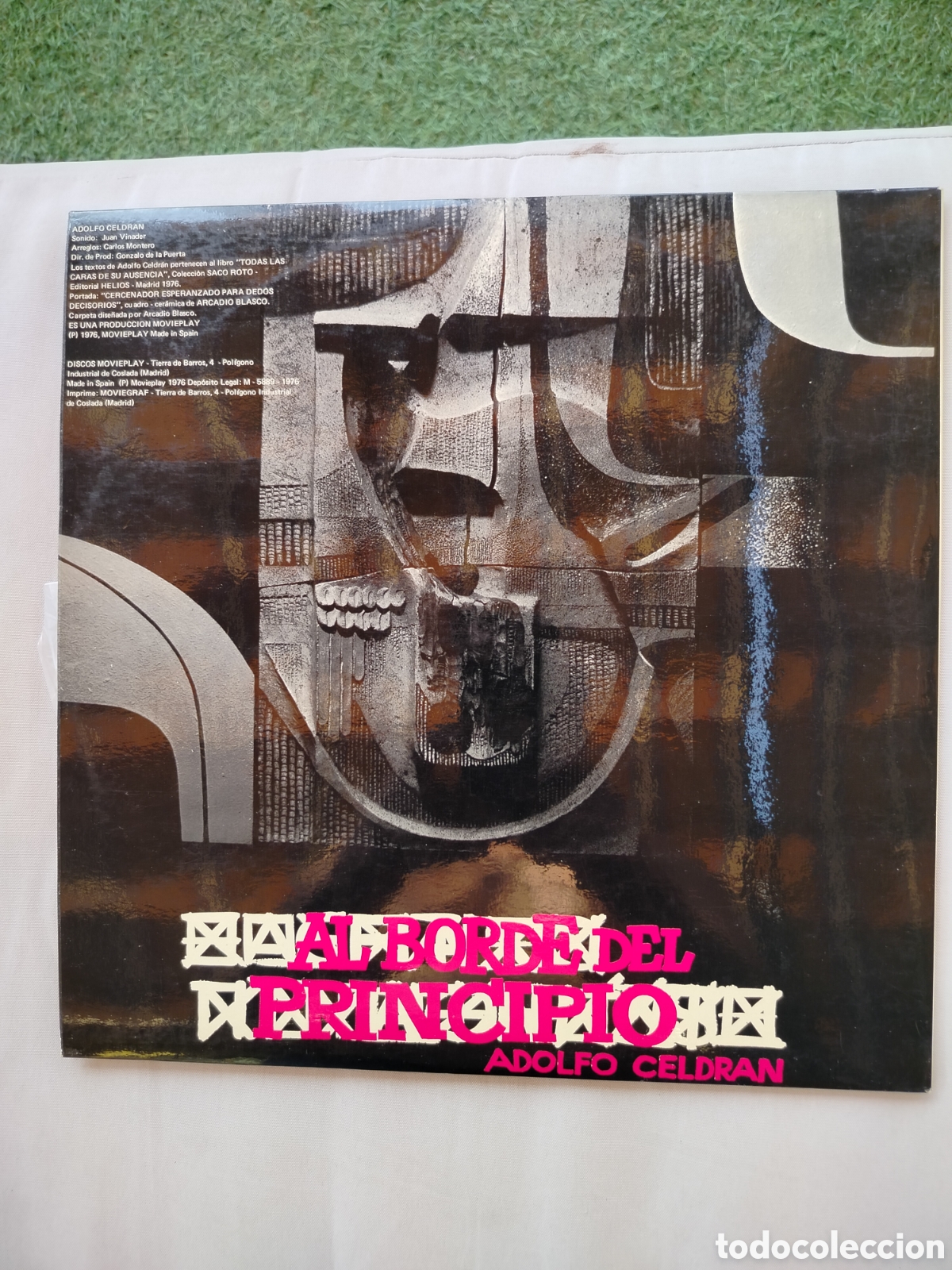 Discos de vinilo: Adolfo Celdran LP 1976 - Foto 2