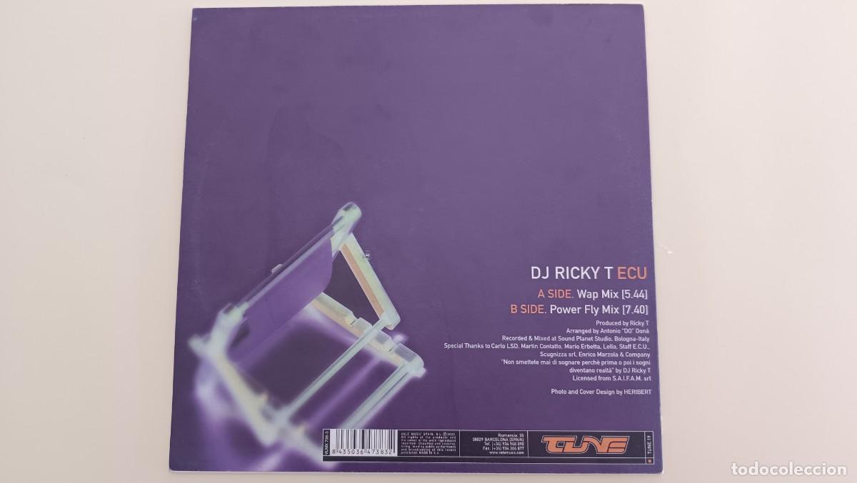 Discos de vinilo: Dj Ricky T &lrm;&ndash; Ecu ....... - Foto 2