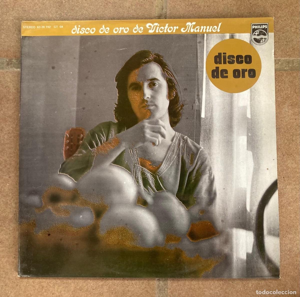 Discos de vinilo: VICTOR MANUEL - DISCO DE ORO DE VICTOR MANUEL - Foto 1