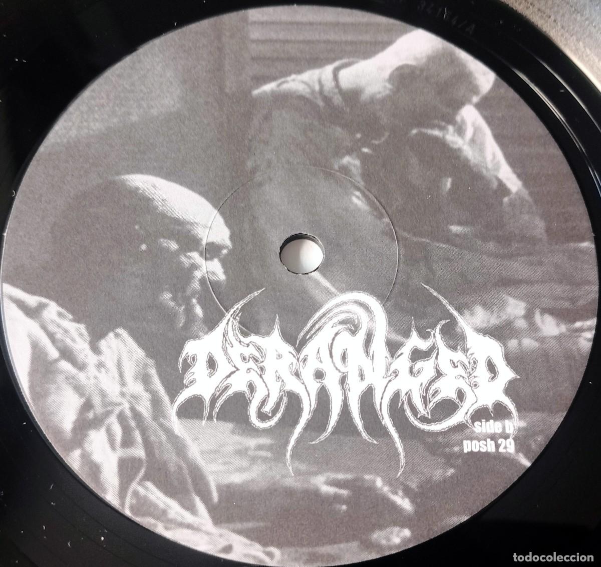 Discos de vinilo: LP SPLIT: ABSCESS - DERANGED - Foto 5