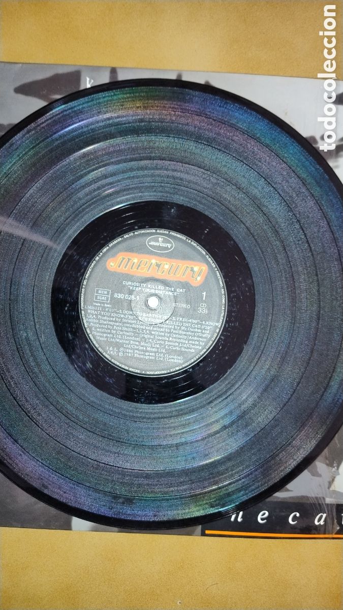 Discos de vinilo: Curiosity killed the cat LP keep your distance - Foto 3