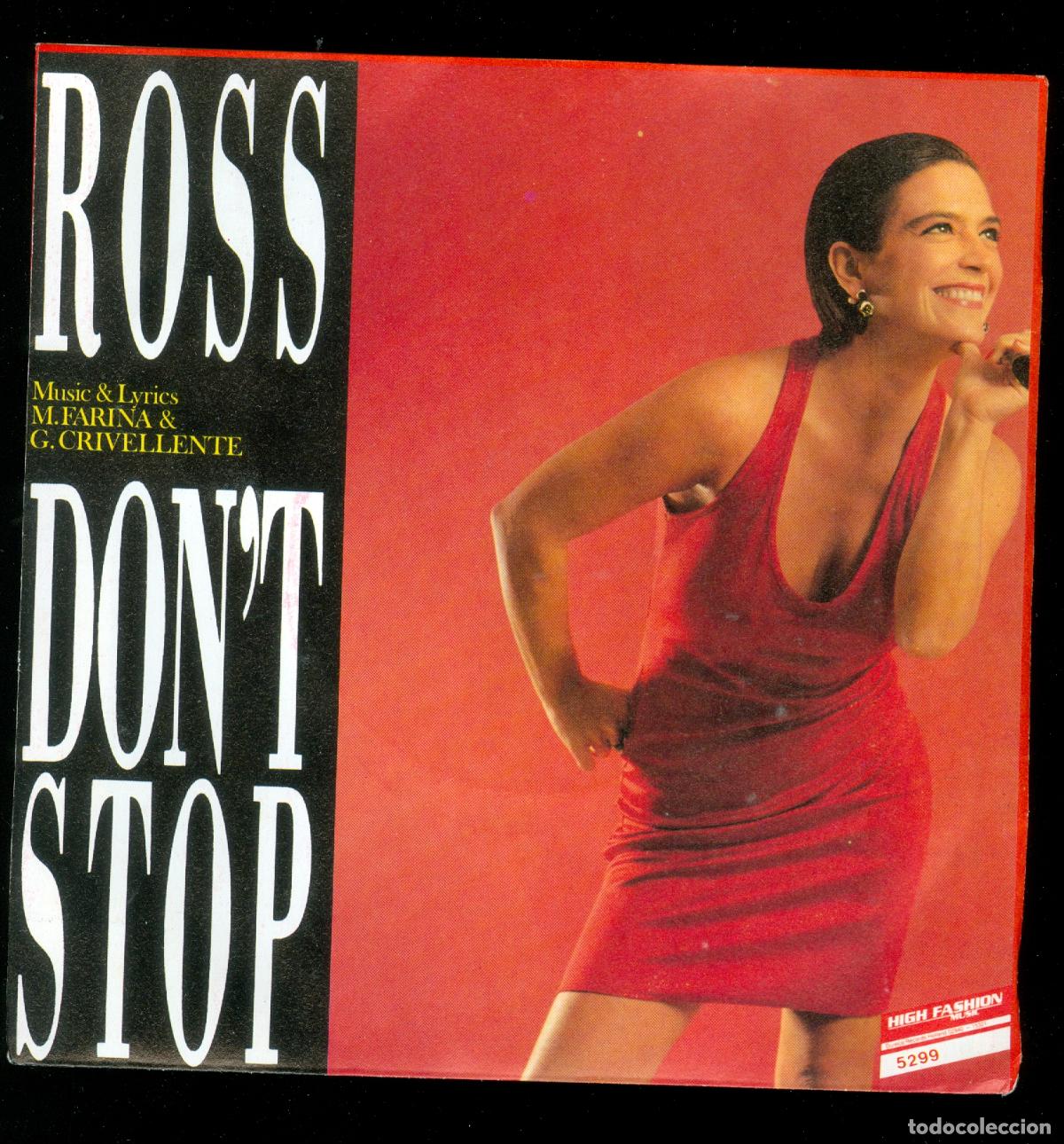 Discos de vinilo: ROSS DONT STOP SINGLE 1987 - Foto 1