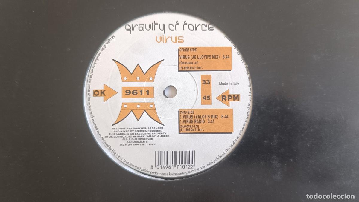 Discos de vinilo: Gravity Of Force &ndash; Virus - Foto 1