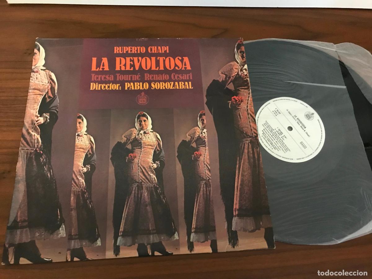 Discos de vinilo: LP LA REVOLTOSA , RUPERTO CHAPI , DIRECTOR PABLO SOROZABAL , HISPAVOX - Foto 1
