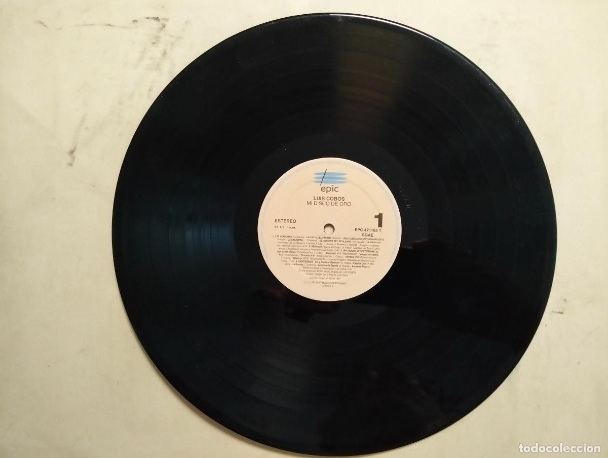 Discos de vinilo: DISCO DOBLE VINILO LP, LUIS COBOS - MI DISCO DE ORO, EPIC 1991 - Foto 3