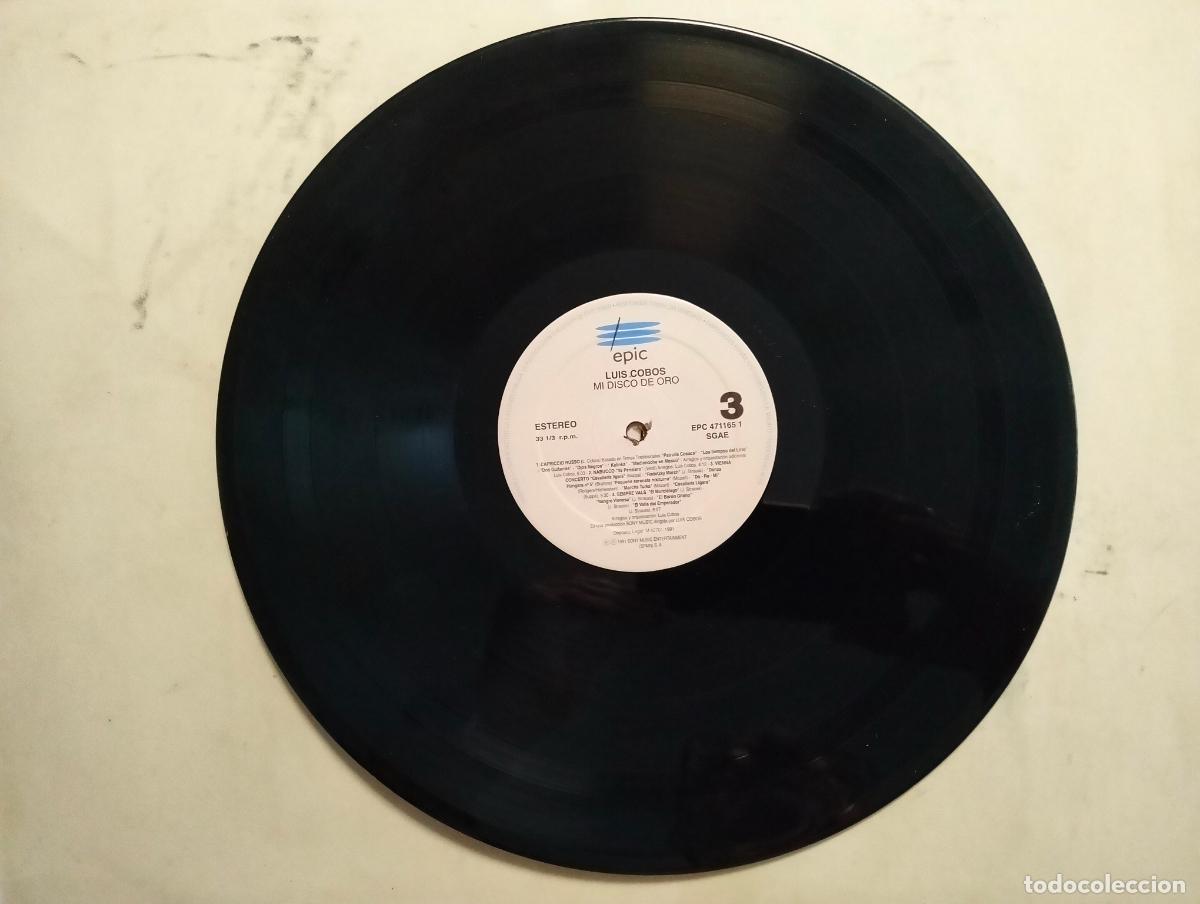 Discos de vinilo: DISCO DOBLE VINILO LP, LUIS COBOS - MI DISCO DE ORO, EPIC 1991 - Foto 7