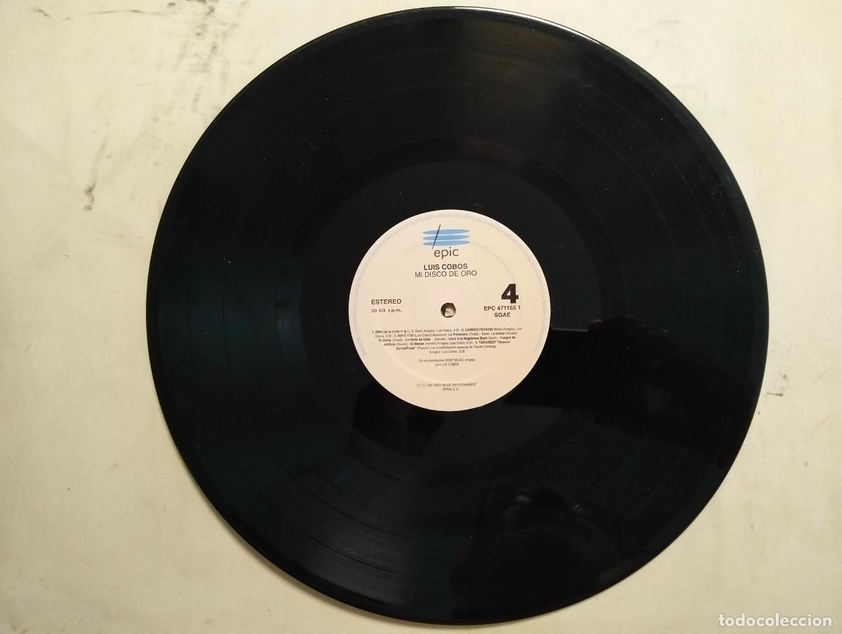 Discos de vinilo: DISCO DOBLE VINILO LP, LUIS COBOS - MI DISCO DE ORO, EPIC 1991 - Foto 9