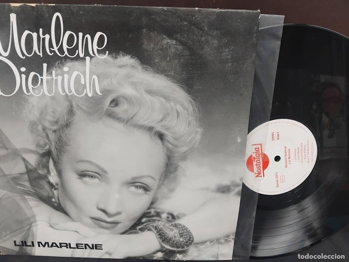 Discos de vinilo: MARLENE DIETRICH. LILI MARLENE. LP NOSTALGIA WEST GERMANY. - Foto 1