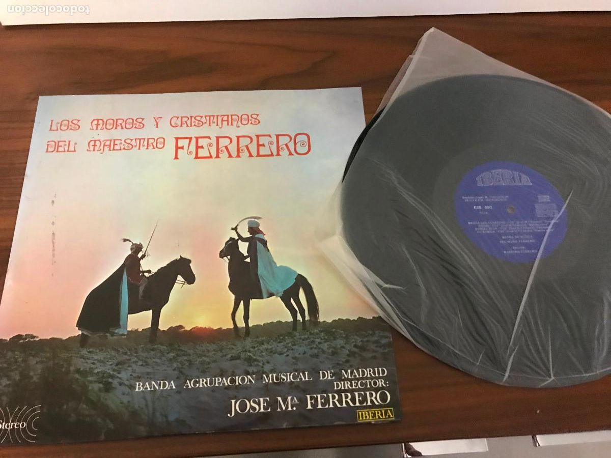 Disques de vinyle: LP LOS MOROS Y CRISTIANOS DEL MAESTRO FERRERO , STEREO