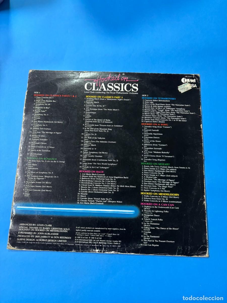 Discos de vinilo: LP - HOOKED ON CLASSICS - EDIGSA - 1981 - Foto 4