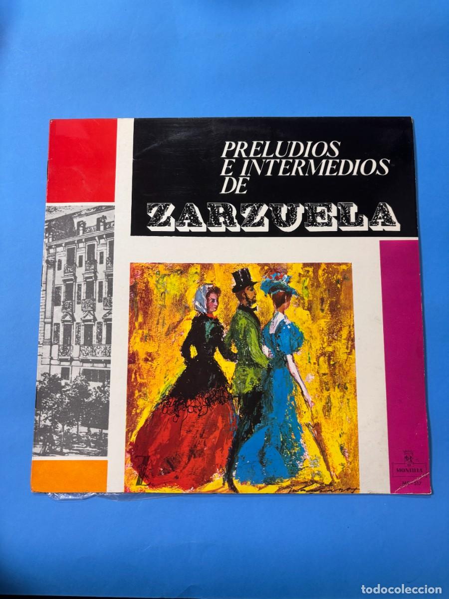 Discos de vinilo: LP - PRELUDIOS E INTERMEDIOS DE ZARZUELA - MONTILLA - Foto 1