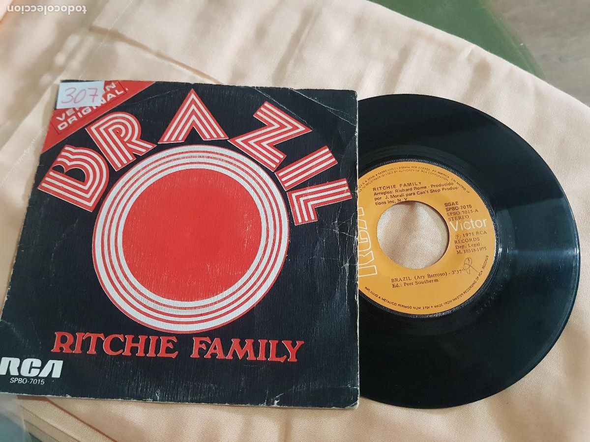Discos de vinilo: RITCHIE FAMILY-BRAZIL - Foto 1