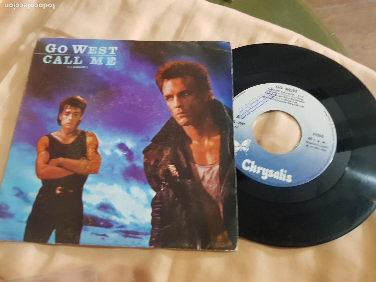 Discos de vinilo: GO WEST-CALL ME A&Ntilde;O 1985 - Foto 1