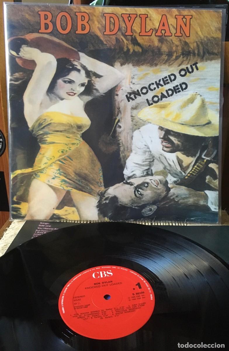 Discos de vinilo: BOB DYLAN - KNOCKED OUT LOADED, LP Spain 1986 - Foto 1