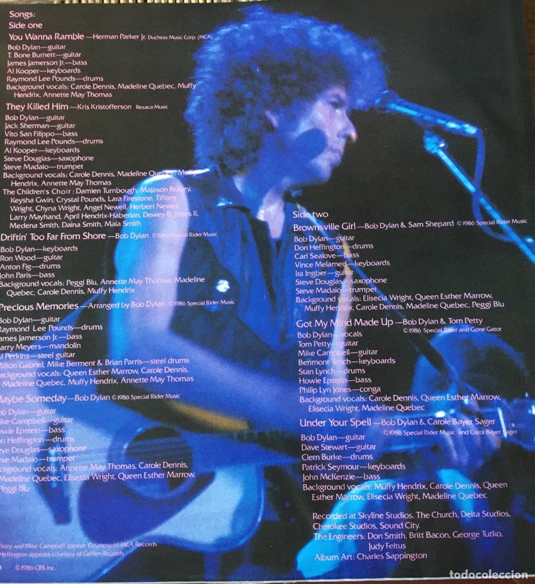 Discos de vinilo: BOB DYLAN - KNOCKED OUT LOADED, LP Spain 1986 - Foto 4