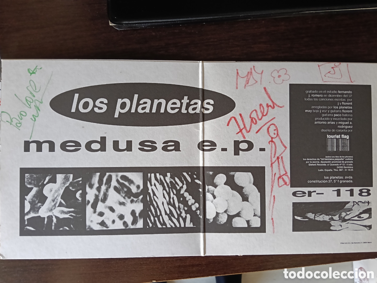 Discos de vinilo: Los Planetas. EP Medusa - Foto 2