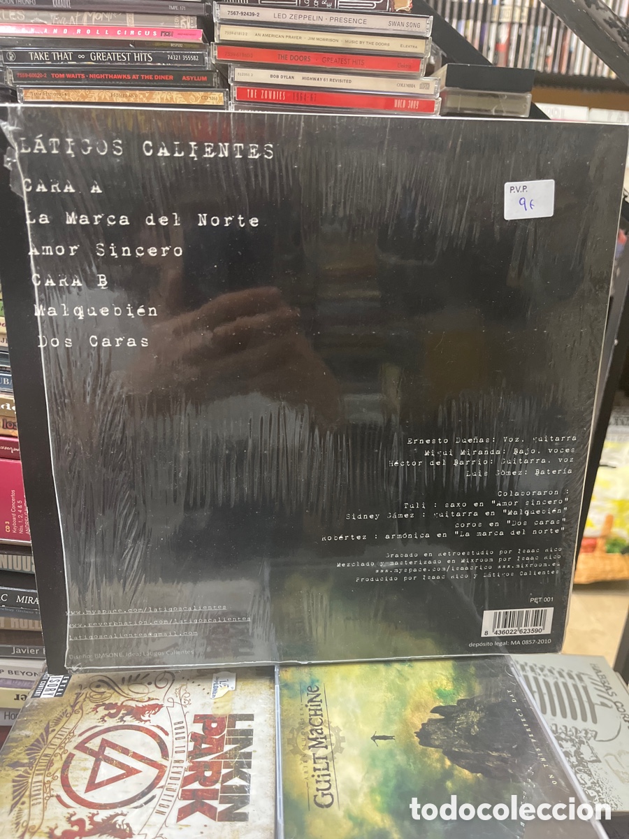 Discos de vinilo: l&aacute;tigos calientes 10 pulgadas - Foto 2
