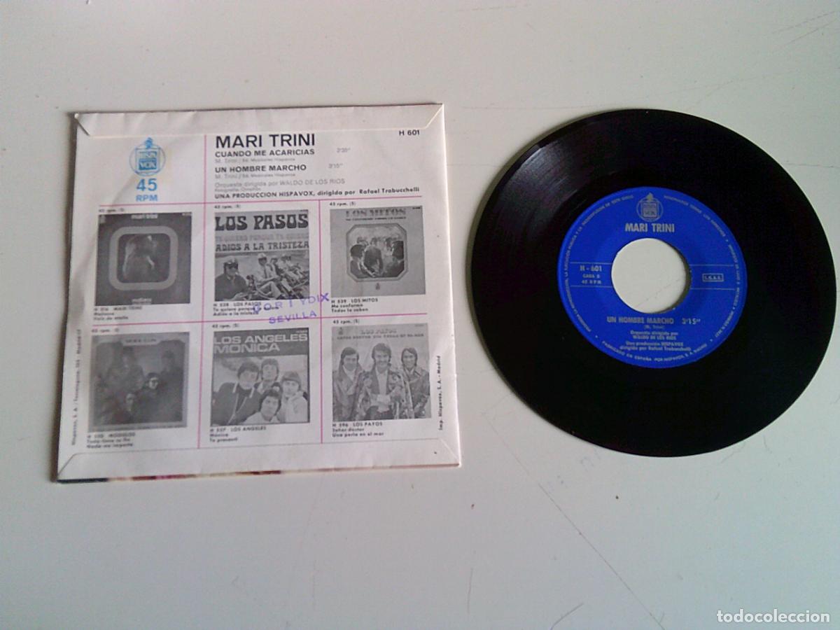 Discos de vinilo: Mari Trini Cuando me acaricias - Foto 2