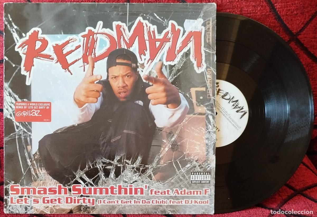 Discos de vinilo: REDMAN ** Smash Sumthin / Lets Get Dirty ** MAXI SINGLE VINILO 2001 UK - Foto 1