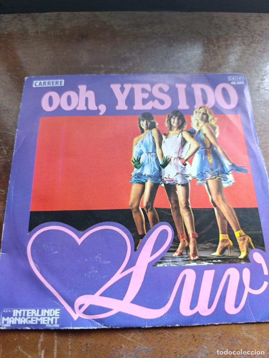 Discos de vinilo: Disco de vinilo Single Luv &ndash; Ooh, Yes I Do - Foto 4
