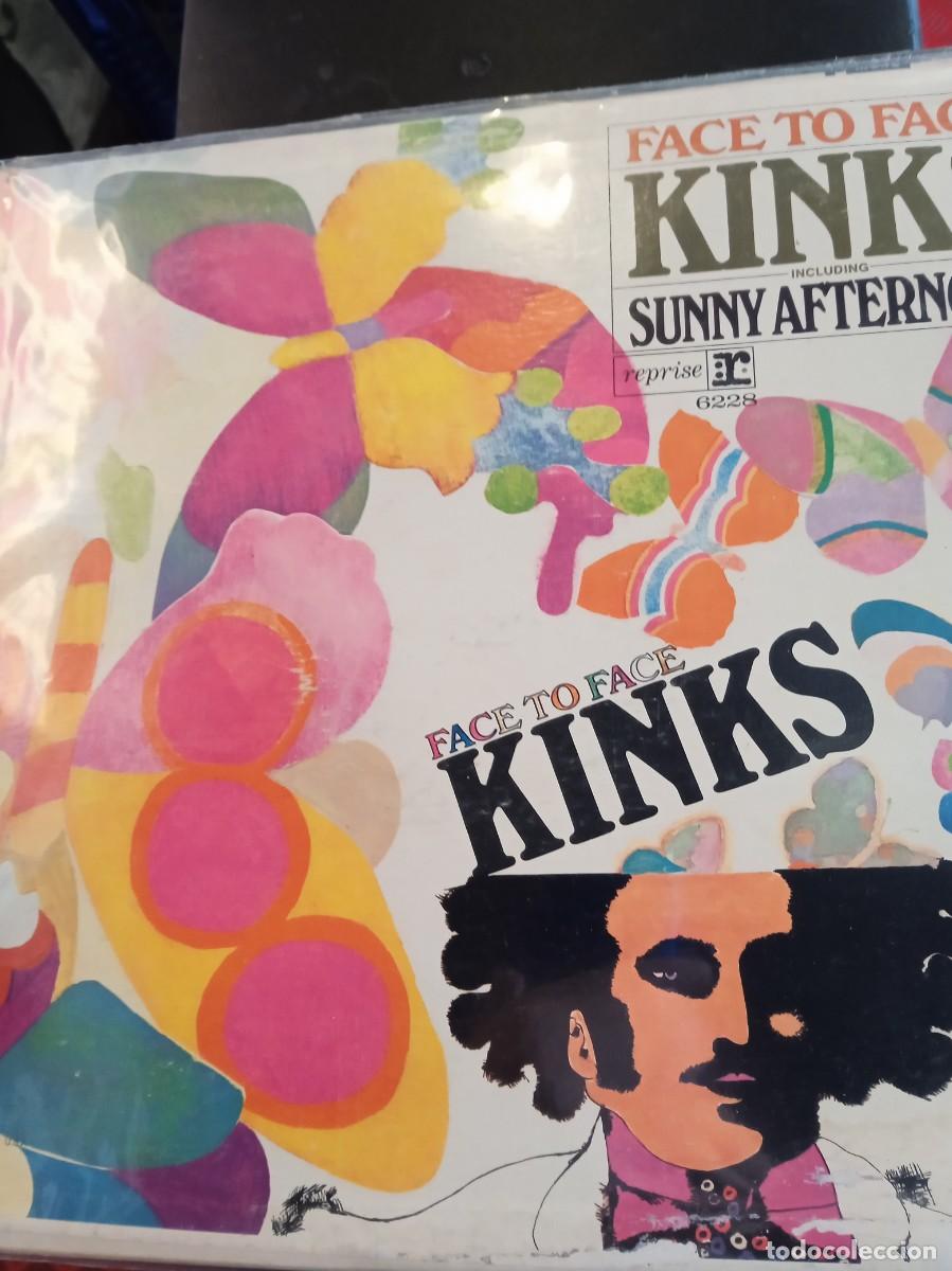 Discos de vinilo: KINKS- FACE TO FACE. STEREO LP USA - Foto 1