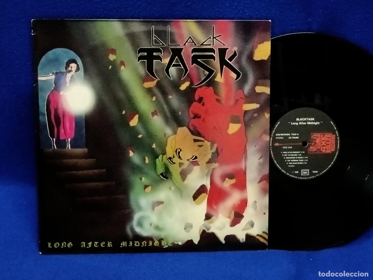 Discos de vinilo: BLACK TASK - LONG AFTER MIDNIGHT - LP AXE RECORDS 1986 - - Foto 1
