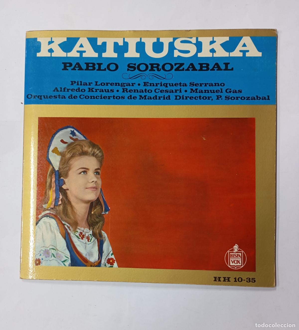 Discos de vinilo: KATIUSKA. PABLO SOROZABAL. LP. TDKDA67 - Foto 1