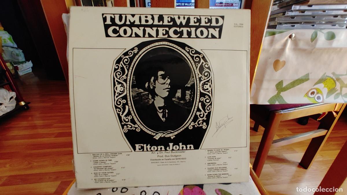 Discos de vinilo: ELTON JOHN-LP TUMBLEWEED CONNECTION - Foto 2