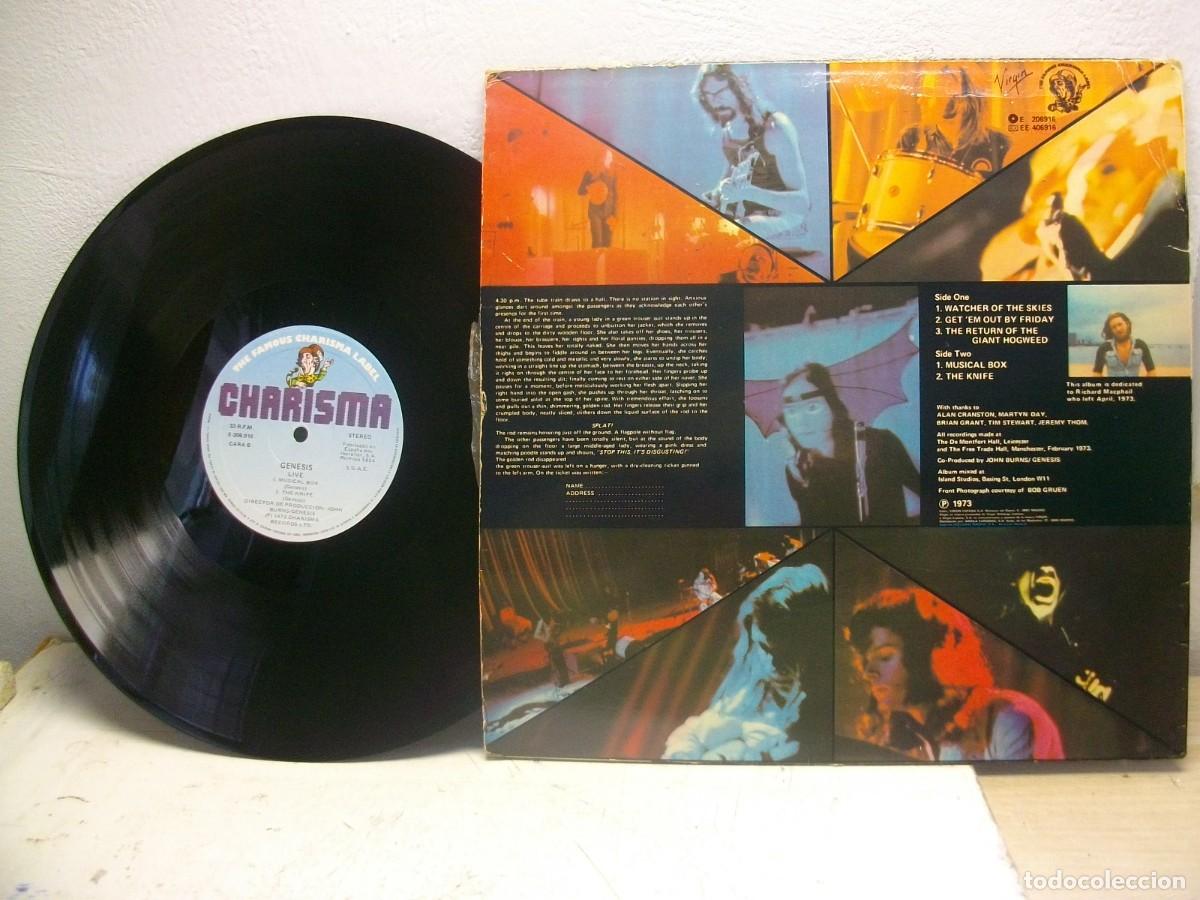 Discos de vinilo: Genesis &ndash; Live LP 1986 - Foto 2