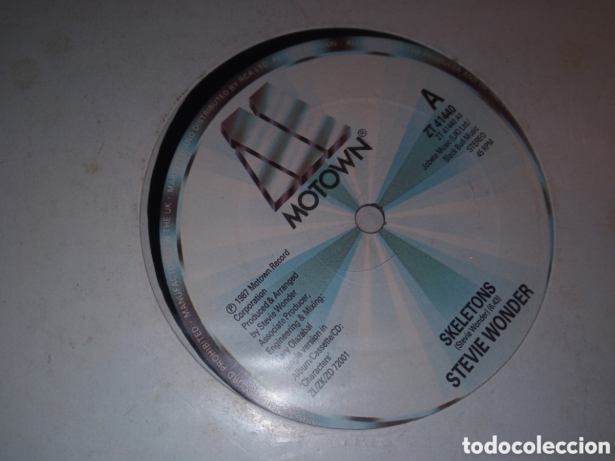 Discos de vinilo: Stevie wonder skeletons vinilo - Foto 2