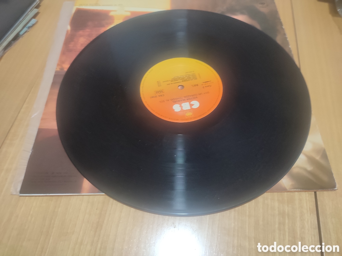 Discos de vinilo: V&iacute;ctor Manuel soy un coraz&oacute;n tendido al sol - Foto 3