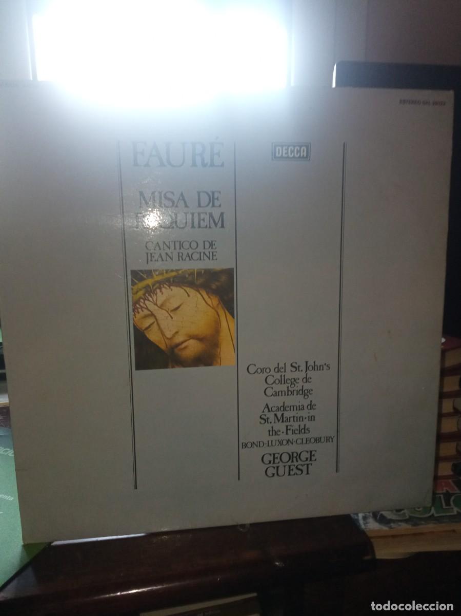Discos de vinilo: Faure R&eacute;quiem. Decca - Foto 1