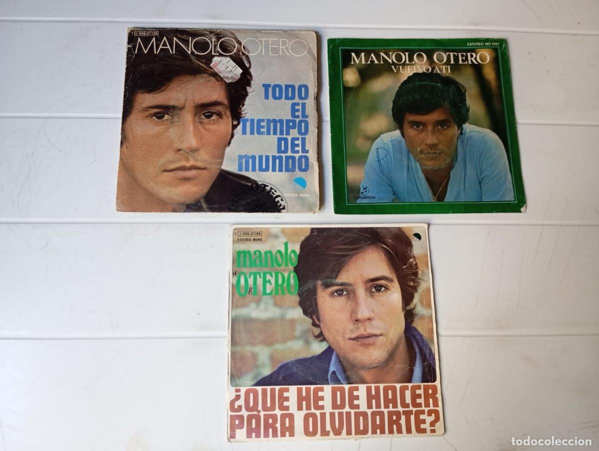 Discos de vinilo: LOTE SINGLES MANOLO OTERO - Foto 1