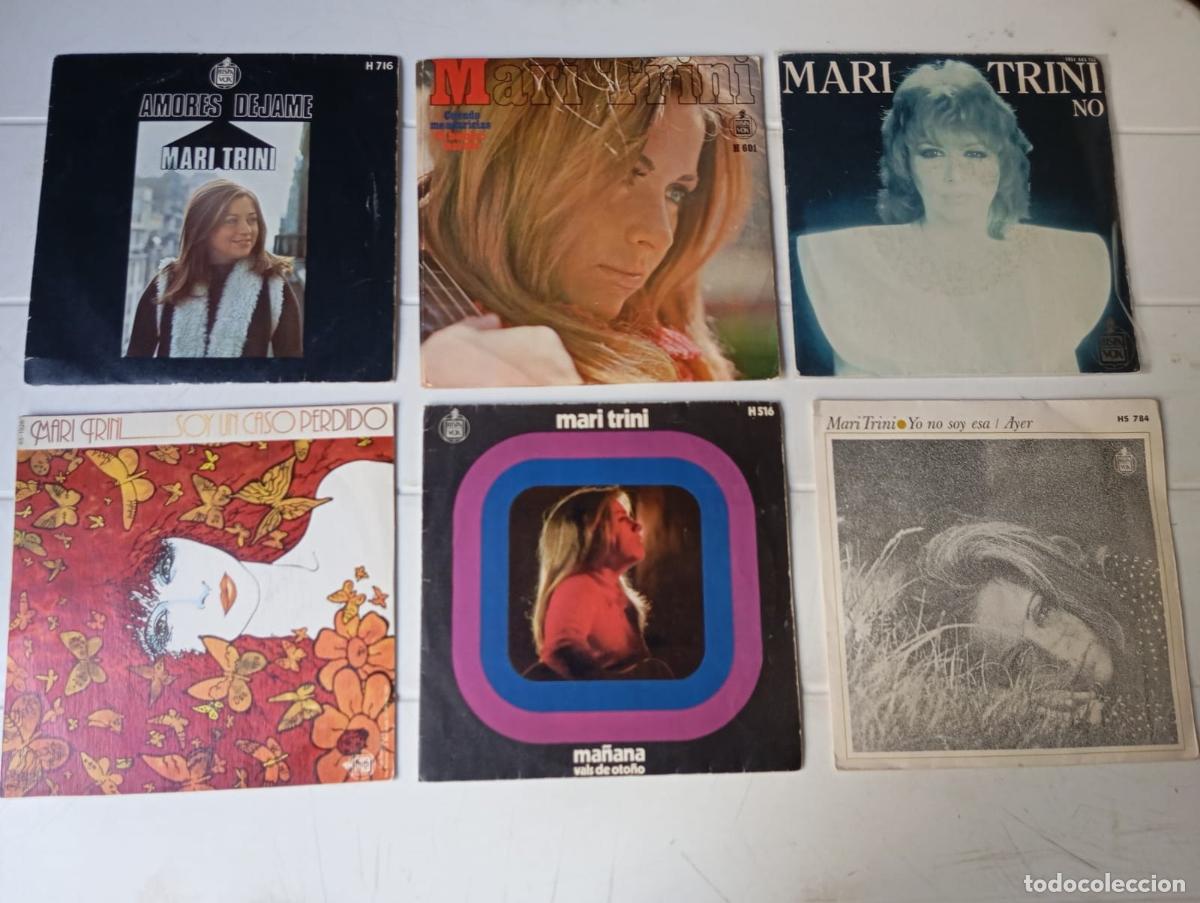 Discos de vinilo: LOTE SINGLES MARI TRINI - Foto 1