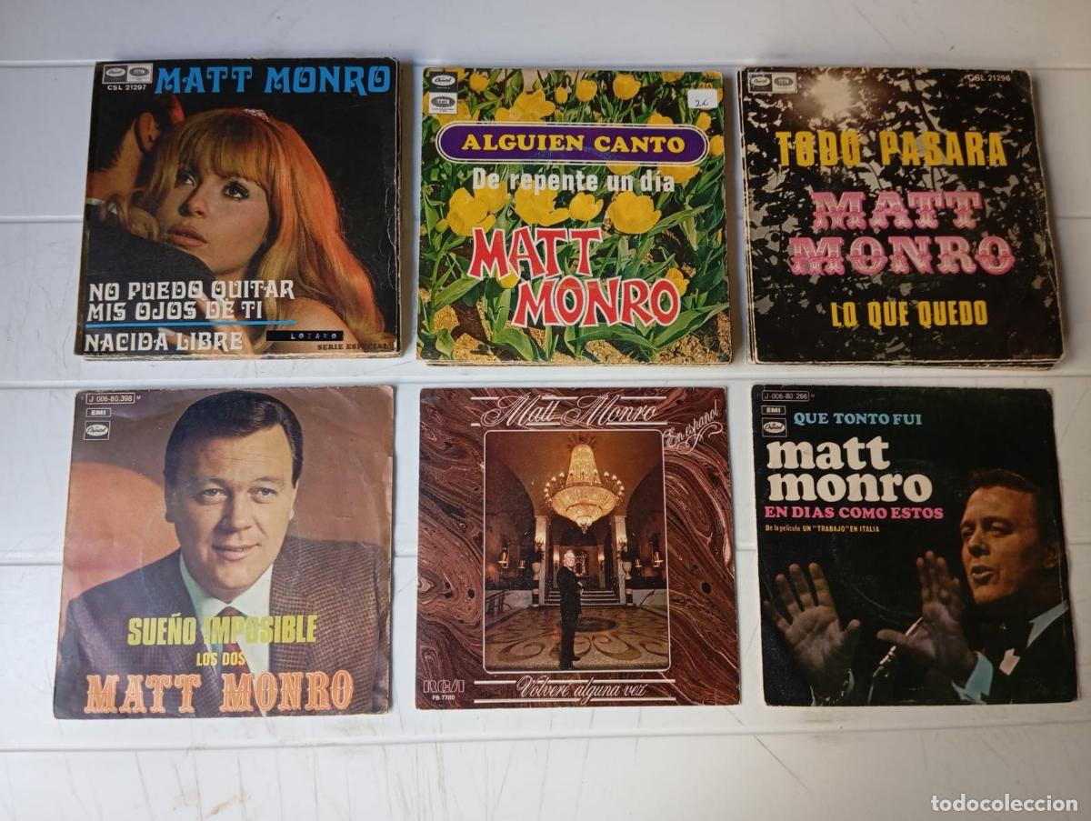 Discos de vinilo: LOTE SINGLES MATT MONRO - Foto 1