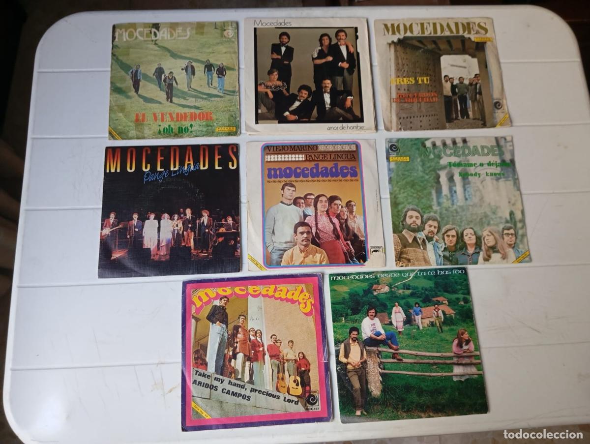 Discos de vinilo: LOTE SINGLES MOCEDADES - Foto 1
