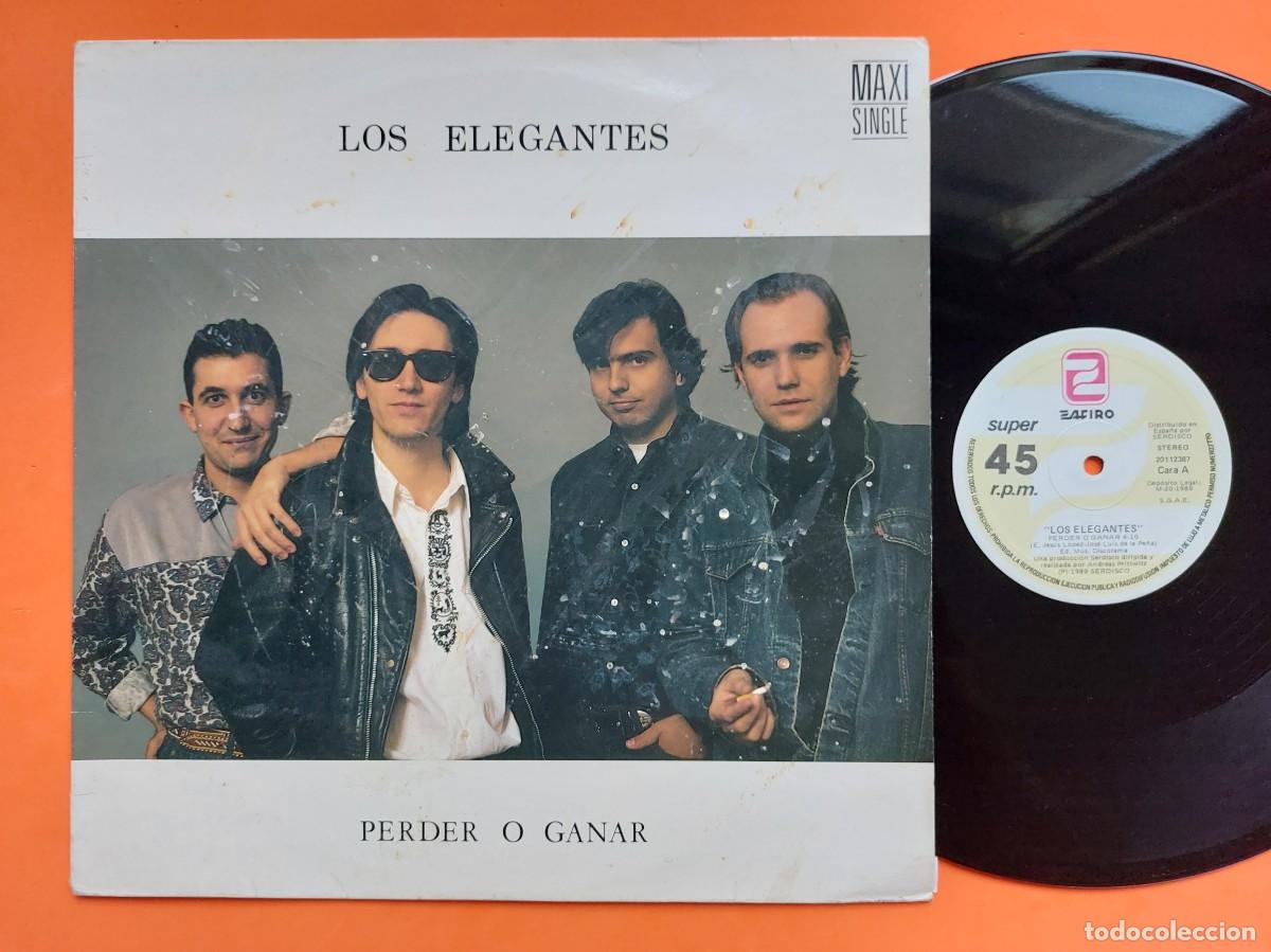 Discos de vinilo: LOS ELEGANTES - MAXI Spain - MINT * PERDER O GANAR - Foto 1