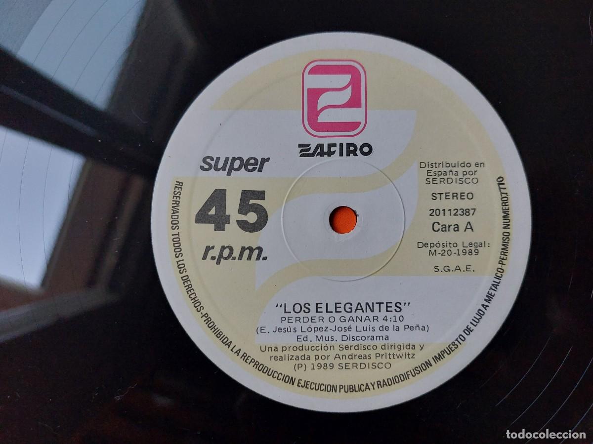 Discos de vinilo: LOS ELEGANTES - MAXI Spain - MINT * PERDER O GANAR - Foto 3