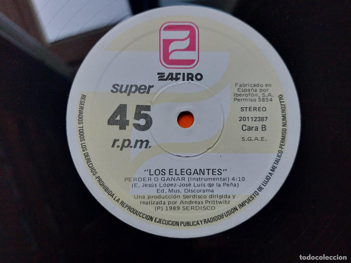 Discos de vinilo: LOS ELEGANTES - MAXI Spain - MINT * PERDER O GANAR - Foto 4