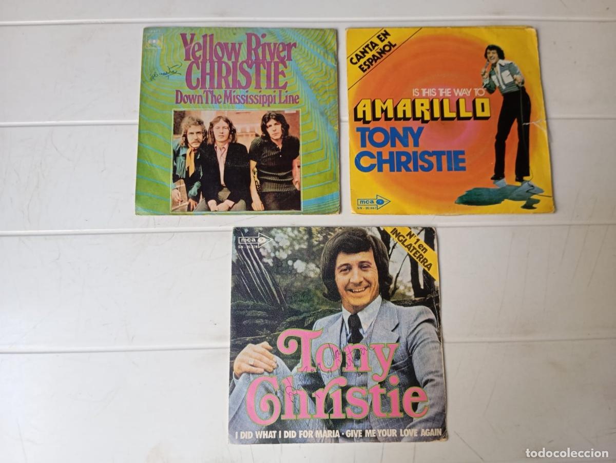 Discos de vinilo: LOTE SINGLES TONY CHRISTIE - Foto 1