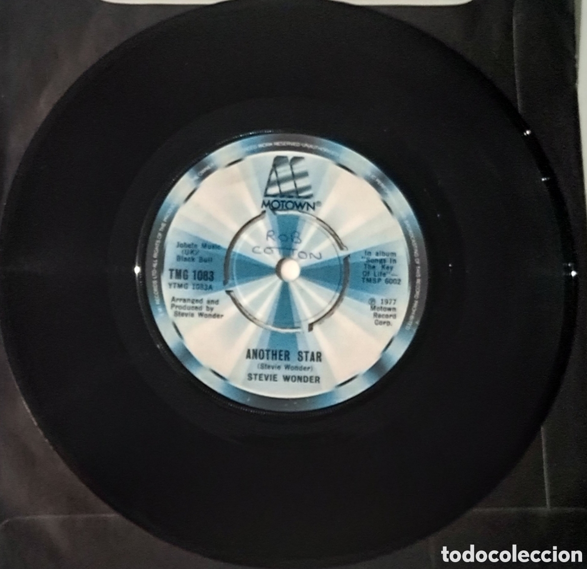 Discos de vinilo: STEVIE WONDER - Another star (1977) single - Foto 3