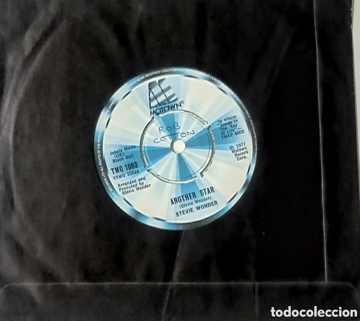 Discos de vinilo: STEVIE WONDER - Another star (1977) single - Foto 5