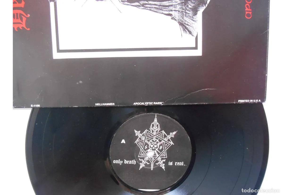 Discos de vinilo: Bathory/Hellhammer Slipt Disco de vinilo Lp - Foto 5