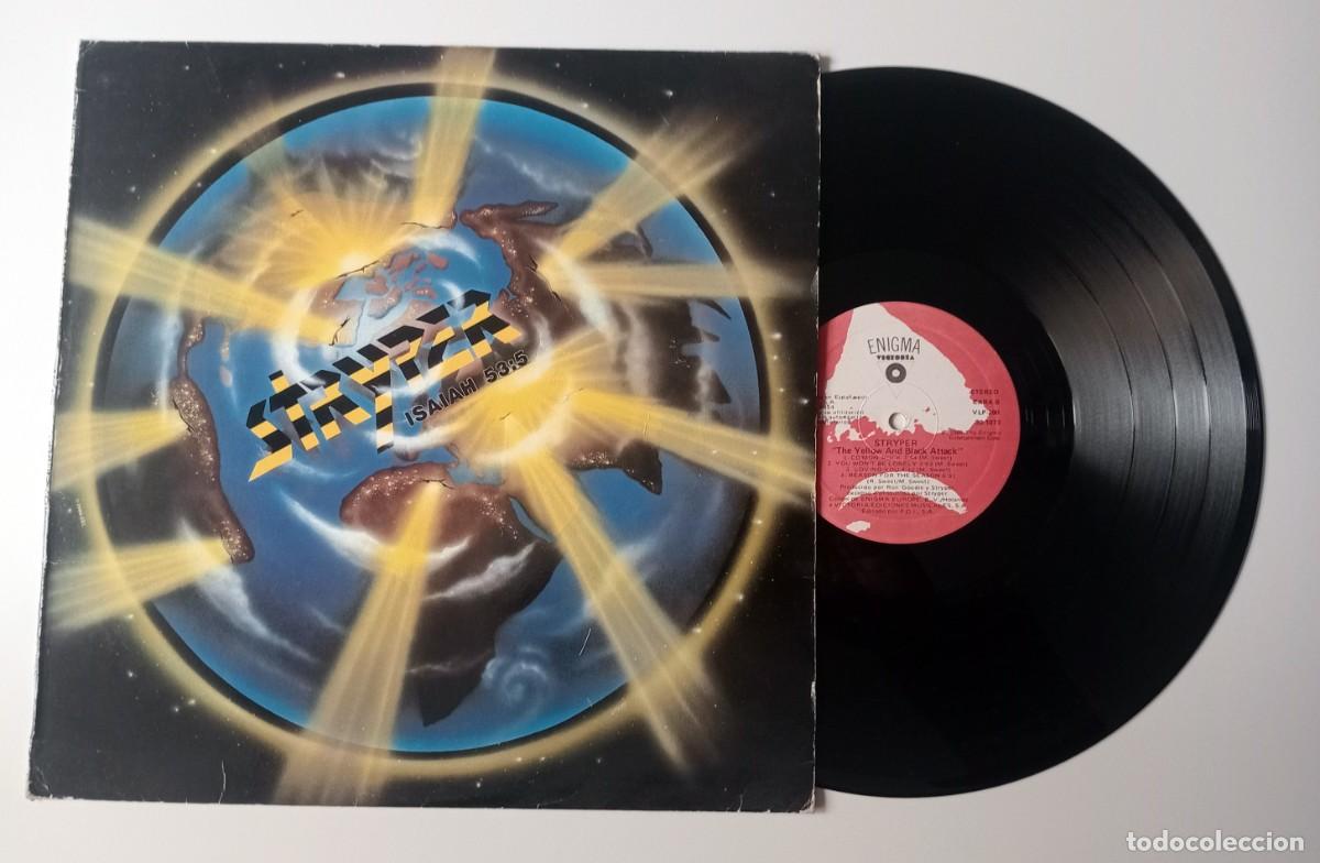 Discos de vinilo: LP STRYPER - THE YELLOW AND BLACK ATTACK - Foto 3
