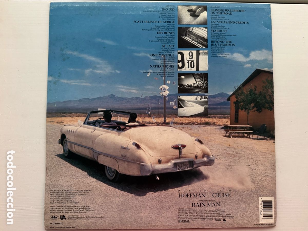 Discos de vinilo: RAIN MAN VINILO 1989 - Foto 4