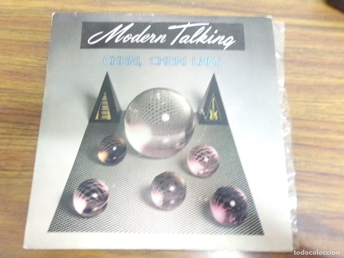 Discos de vinilo: ESTAMOS LIQUIDANDO. disco vinilo, Modern talking - cheri, cheri lady - Foto 1