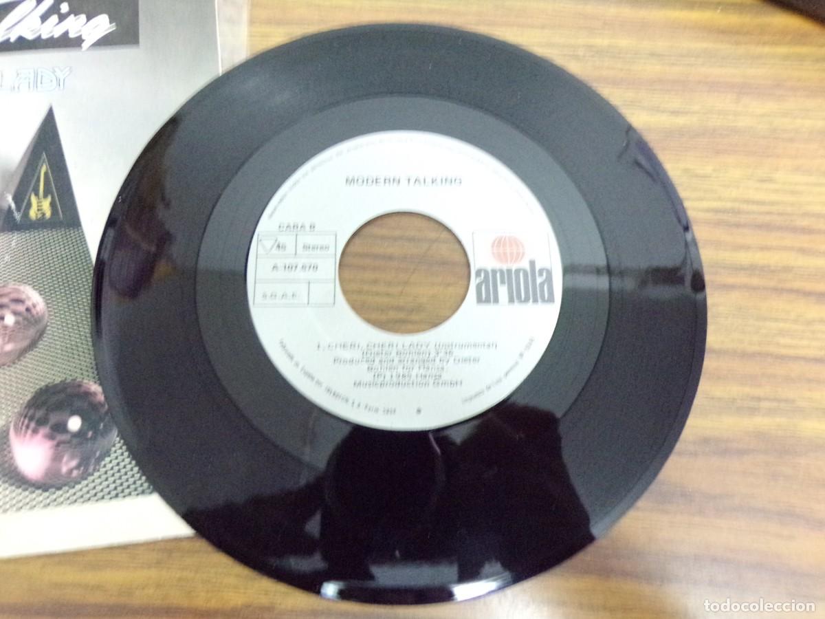 Discos de vinilo: ESTAMOS LIQUIDANDO. disco vinilo, Modern talking - cheri, cheri lady - Foto 3